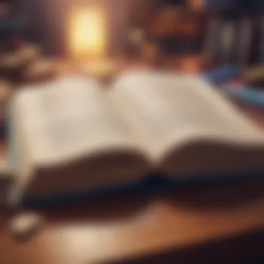 An open book with inspirational quotes