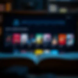 Audible book selection interface