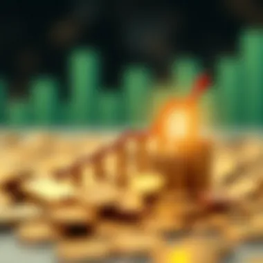 Visual representation of savings growth