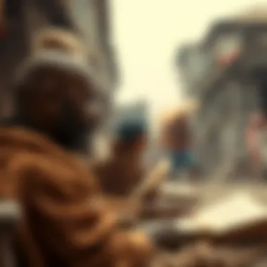 Critical Themes of Caste Across Cultures Illustration of critical themes surrounding caste in diverse cultures