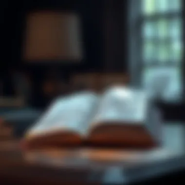 An open book with sound waves emanating from it