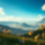 Serene Landscape of Joy A serene landscape reflecting joy and tranquility