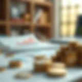 Conceptual visual of financial planning