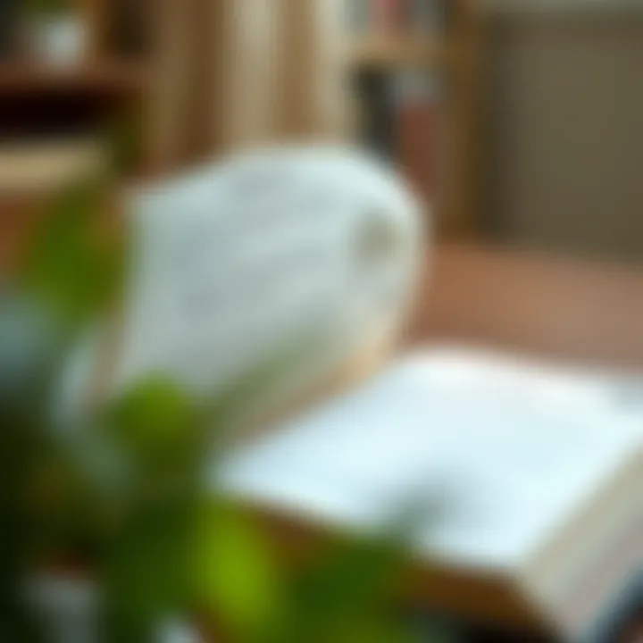 An open page of the workbook illustrating a self-reflection exercise aimed at personal growth.