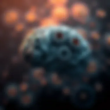 A brain with gears symbolizing cognitive restructuring