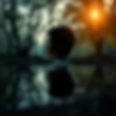 A person reflecting in a serene environment representing emotional intelligence