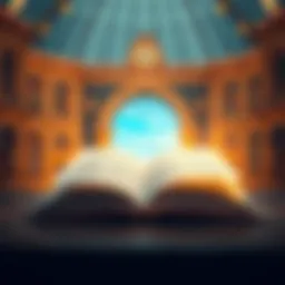 An open ebook on a digital device showcasing a world of knowledge