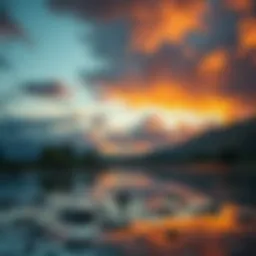 A serene landscape representing inner peace and reflection