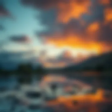 A serene landscape representing inner peace and reflection