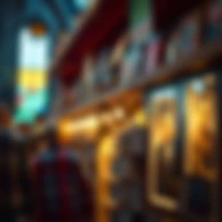 A vibrant community bookstore with an engaging atmosphere.