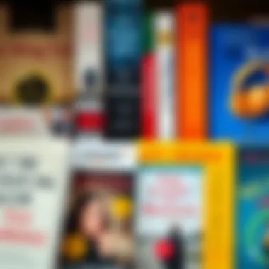 Diverse Audiobooks Selection Visual representation of diverse audiobooks available