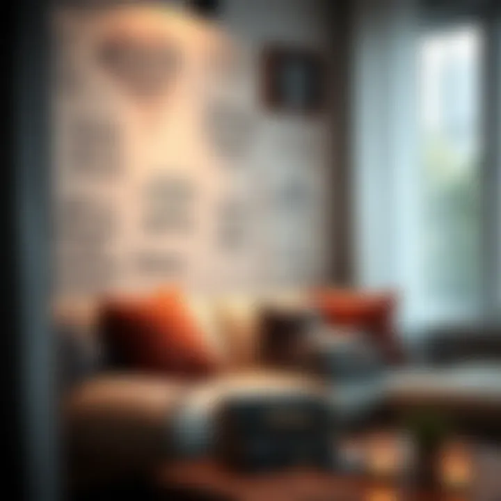 A cozy reading nook adorned with motivational quotes