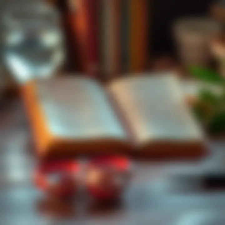 A journal filled with personal reflections and affirmations