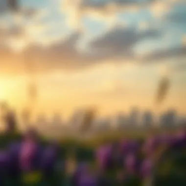 A serene landscape representing inner peace