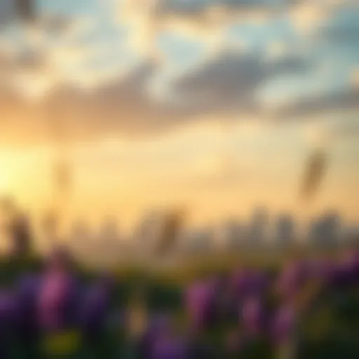 A serene landscape representing inner peace