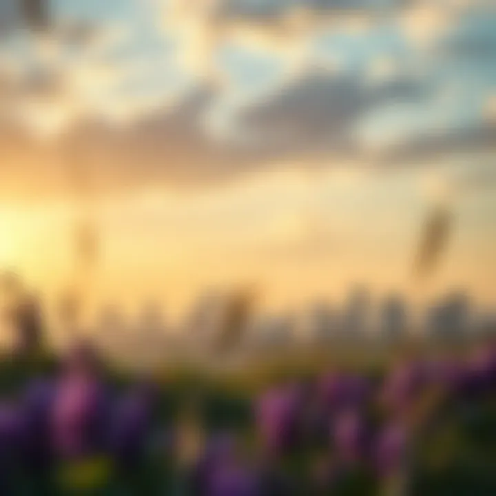 A serene landscape representing inner peace