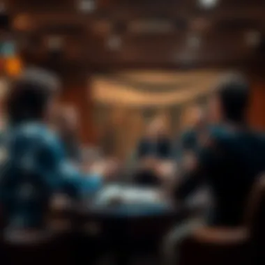 A group discussion centered around leadership themes