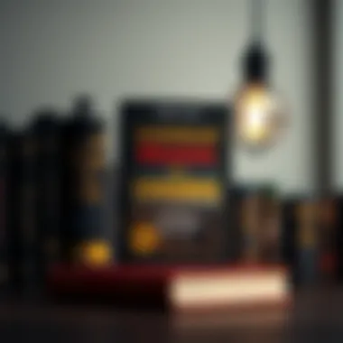 Thought-Provoking Leadership Literature Cover of a leadership book with thought-provoking themes