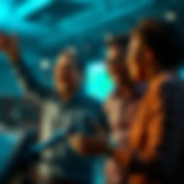 An entrepreneur celebrating a product launch with a team