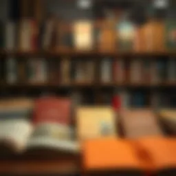 A diverse collection of easy reading history books on display