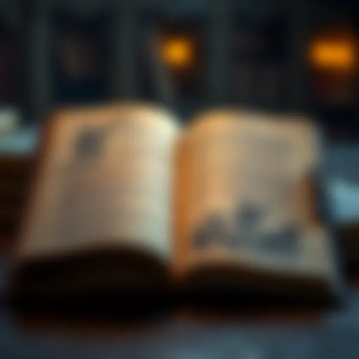 An open book with engaging illustrations and text