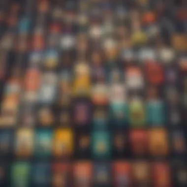 Diverse Selection of Free Audible Books A selection of free Audible books displayed on a screen