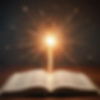Cognitive Expansion Through Reading An abstract representation of cognitive expansion with light bursts.