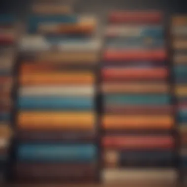 Diverse Literary Genres for Mental Growth A stack of diverse books representing various genres.