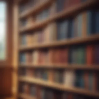 Shelf filled with books on intimacy and relationships