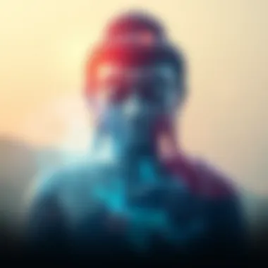 Abstract art depicting consciousness and awareness