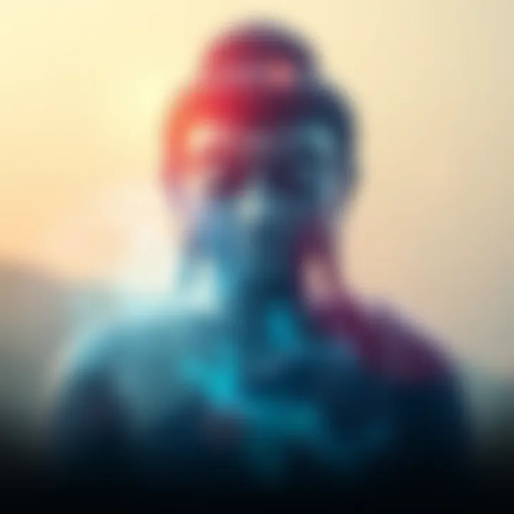 Abstract art depicting consciousness and awareness