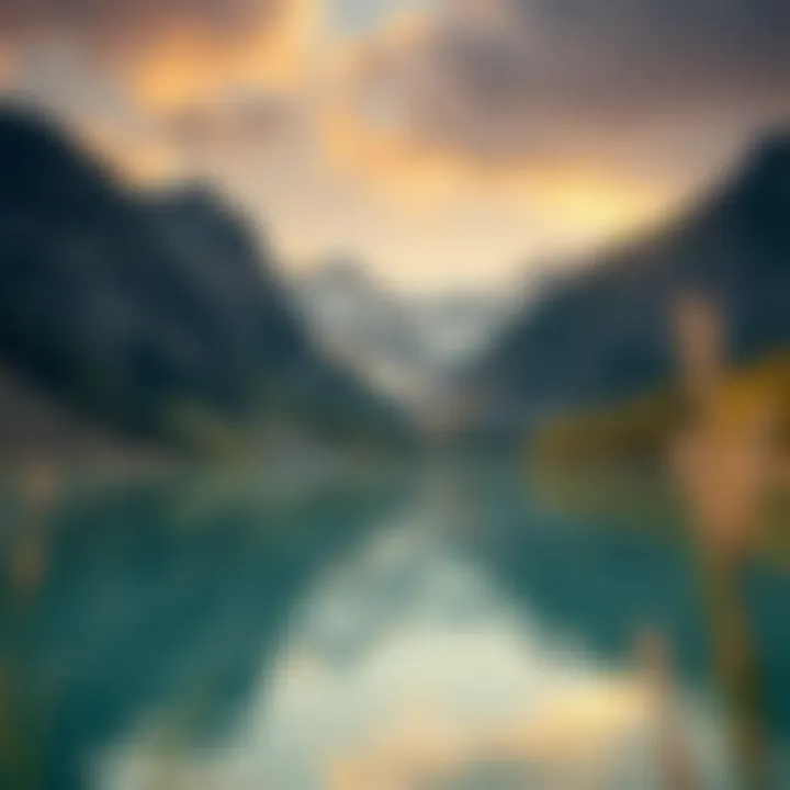 A serene landscape representing mental clarity