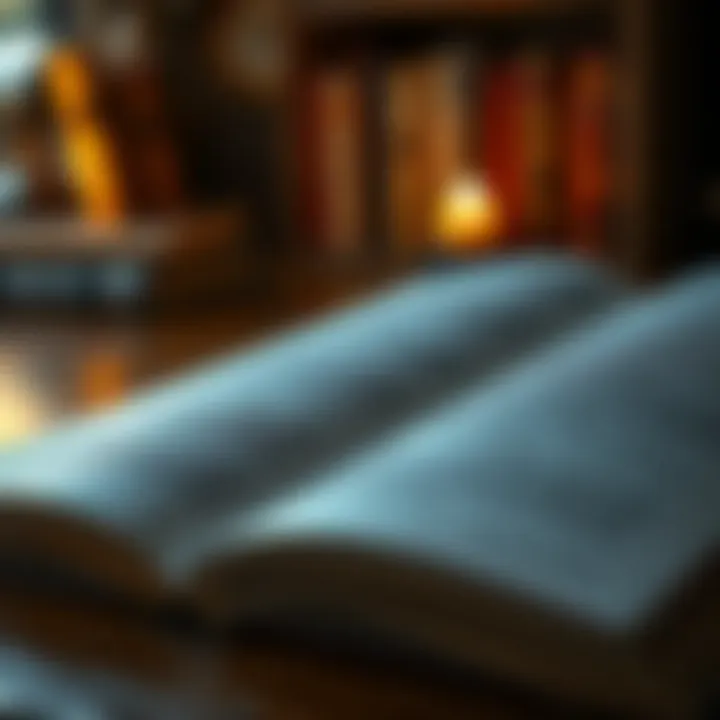 A close-up of an open factual literature page showcasing captivating content