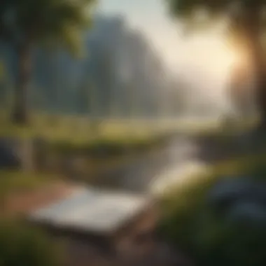 Nature's Inspiration A serene landscape symbolizing inspiration.