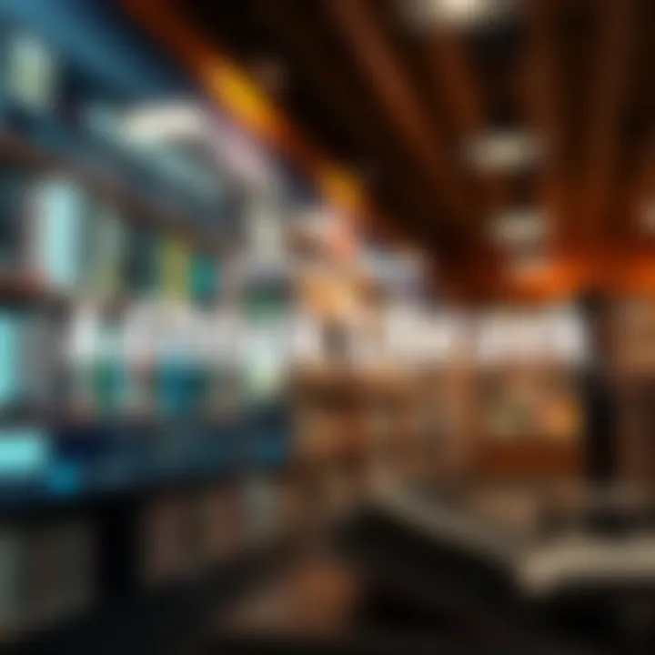 Navigating Digital Audiobook Libraries A digital library interface showcasing audiobooks