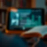 An engaging audiobook interface on a digital device