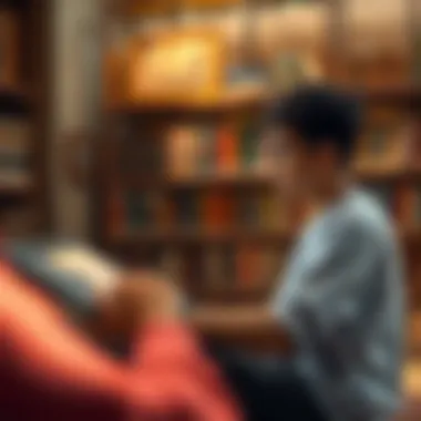 Accessing Hindi Stories Online A user navigating a digital platform featuring free Hindi story books.