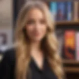 Gabby Bernstein at a book signing event showcasing her latest work