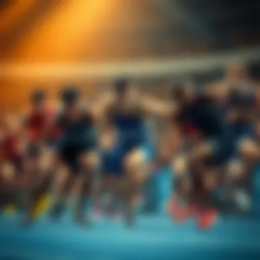 The Spectrum of Athletic Excellence Diverse athletes competing