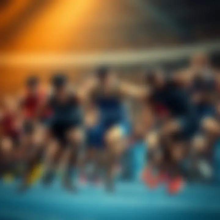 The Spectrum of Athletic Excellence Diverse athletes competing