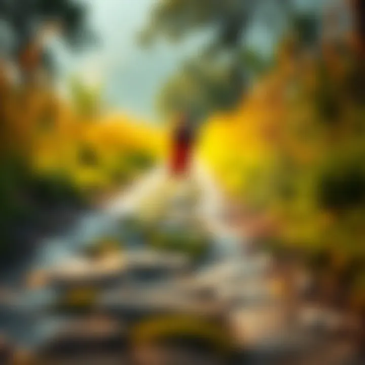 Journey to Self-Discovery Pathway leading towards self-discovery