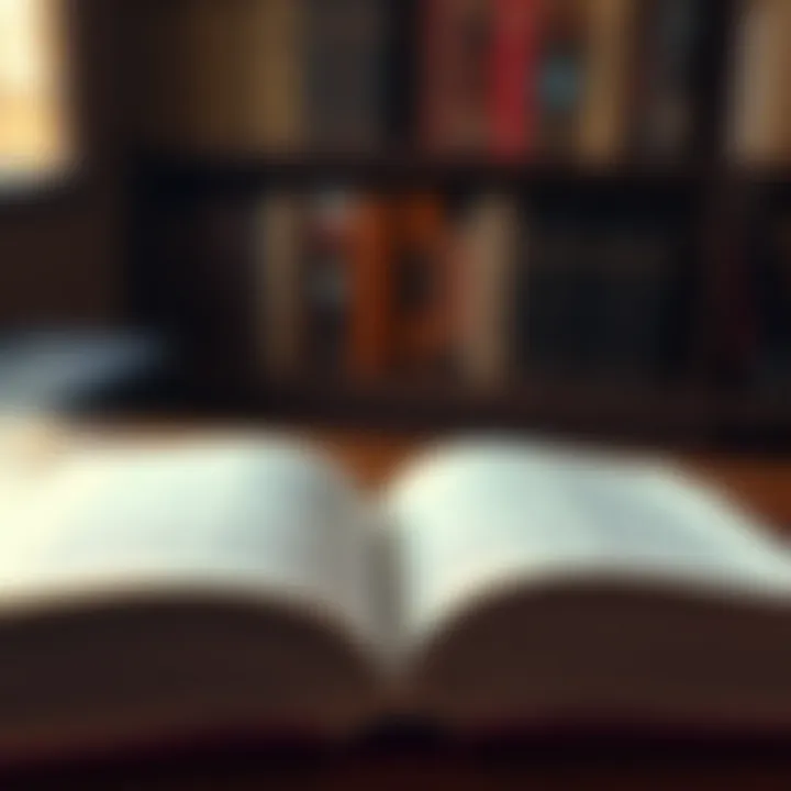 An open book with pages turning, representing knowledge and enlightenment