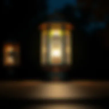 A glowing lantern in the dark, symbolizing guidance and inspiration.