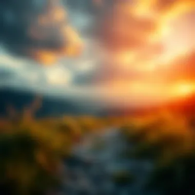 Path to Personal Growth A serene landscape representing personal growth and enlightenment