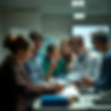 Collaboration and Efficiency through Checklists A diverse team collaborating on a checklist strategy