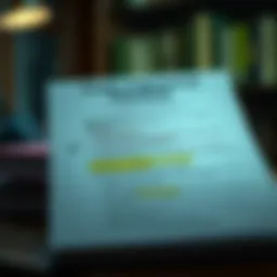 An organized checklist with highlighted sections