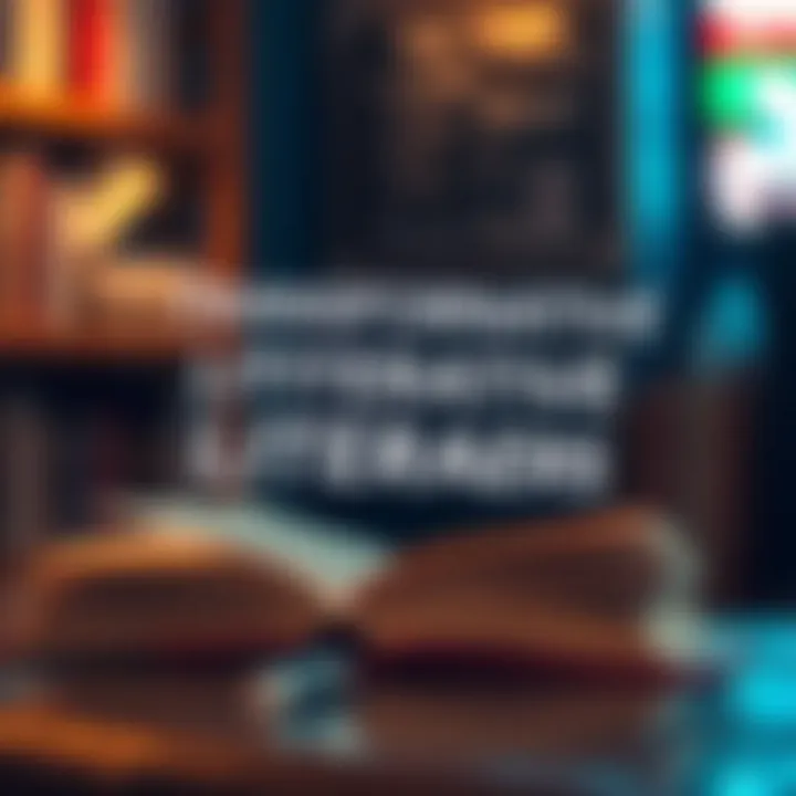 Accessing Transformative Literature Without Barriers Conceptual illustration of free access to knowledge