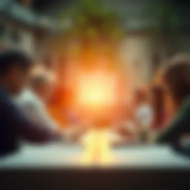 Rebuilding Community Bonds Visual metaphor for rebuilding community bonds