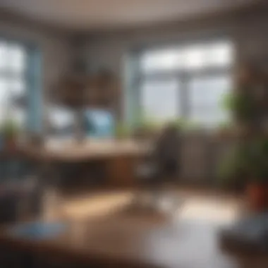 Clarity in Productivity A serene workspace representing focus and clarity