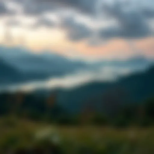 Inner Peace and Resilience A serene landscape symbolizing inner peace